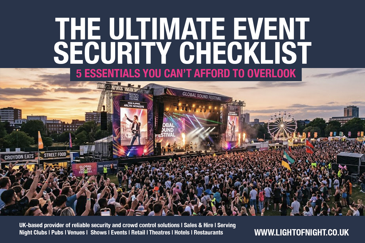 The Ultimate Event Security Checklist:                               5 Essentials You Can’t Afford to Overlook