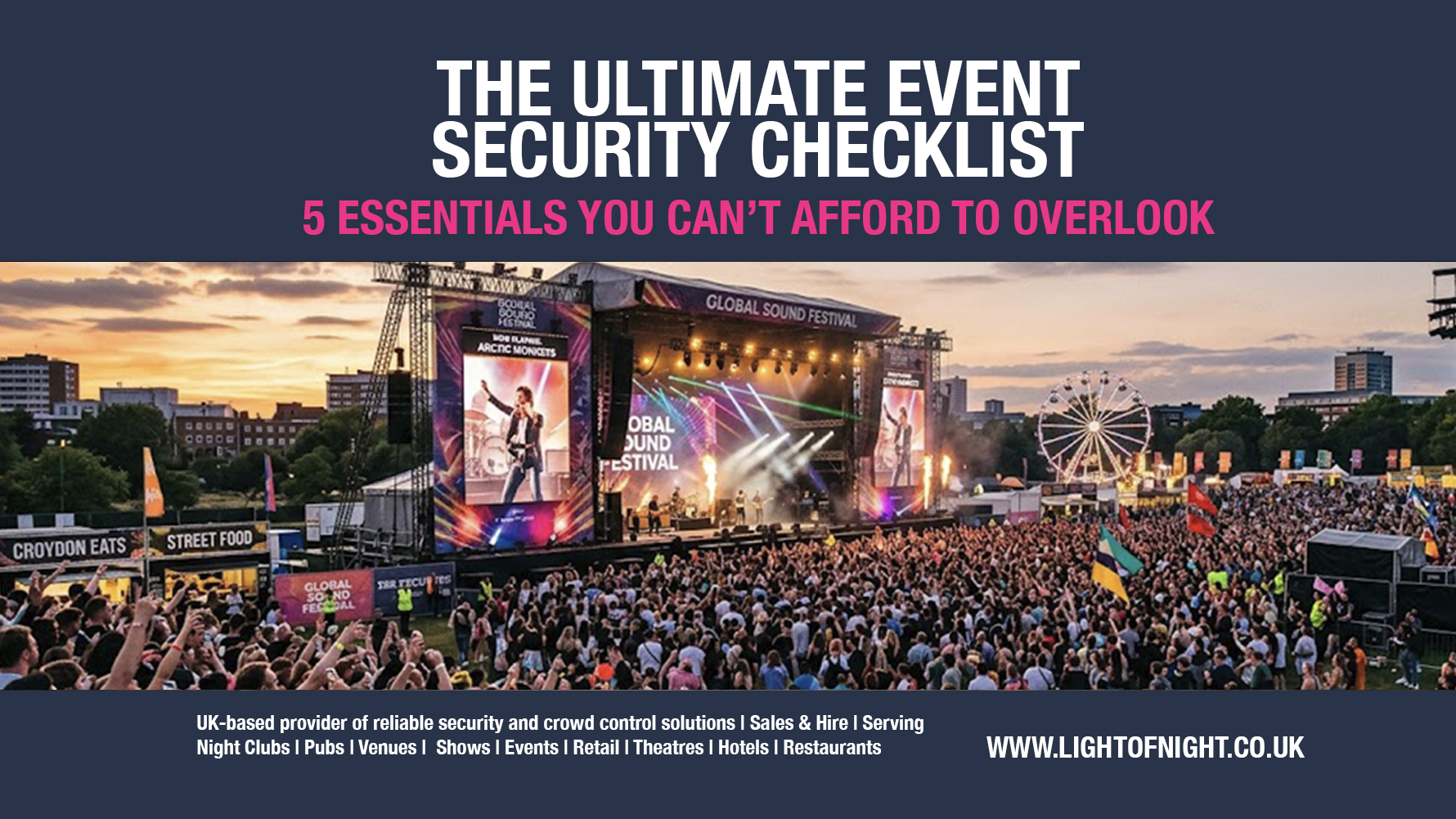 The Ultimate Event Security Checklist:                               5 Essentials You Can’t Afford to Overlook