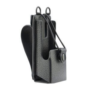 Motorola Hard Leather Carry Case with 3″ Fixed Belt Loop for R5 LKP