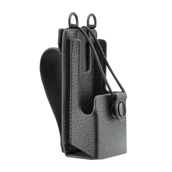Motorola Hard Leather Carry Case with 3″ Fixed Belt Loop for R5 LKP