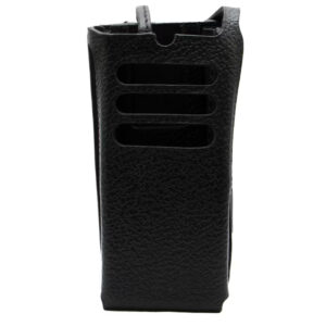 Motorola Hard Leather Carry Case with 3″ Swivel Belt Loop for R5 NKP