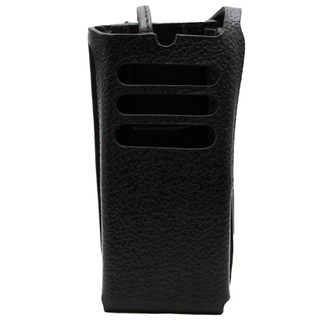 Motorola Hard Leather Carry Case with 3″ Swivel Belt Loop for R5 NKP