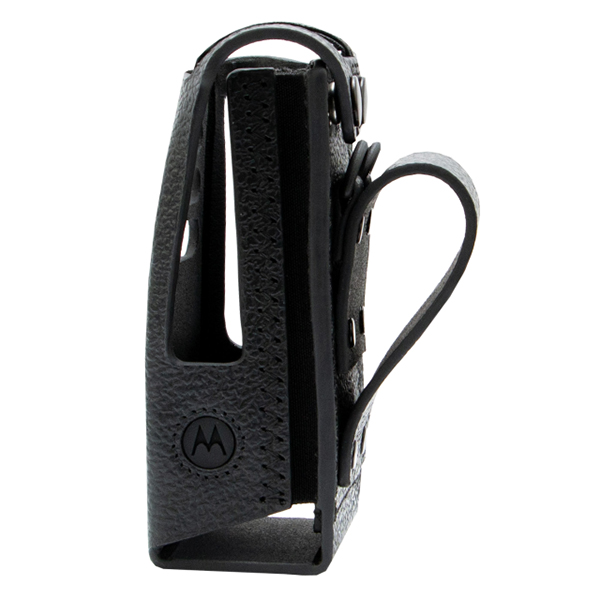 Motorola Hard Leather Carry Case with 3″ Fixed Belt Loop for R5 for NKP - Image 2