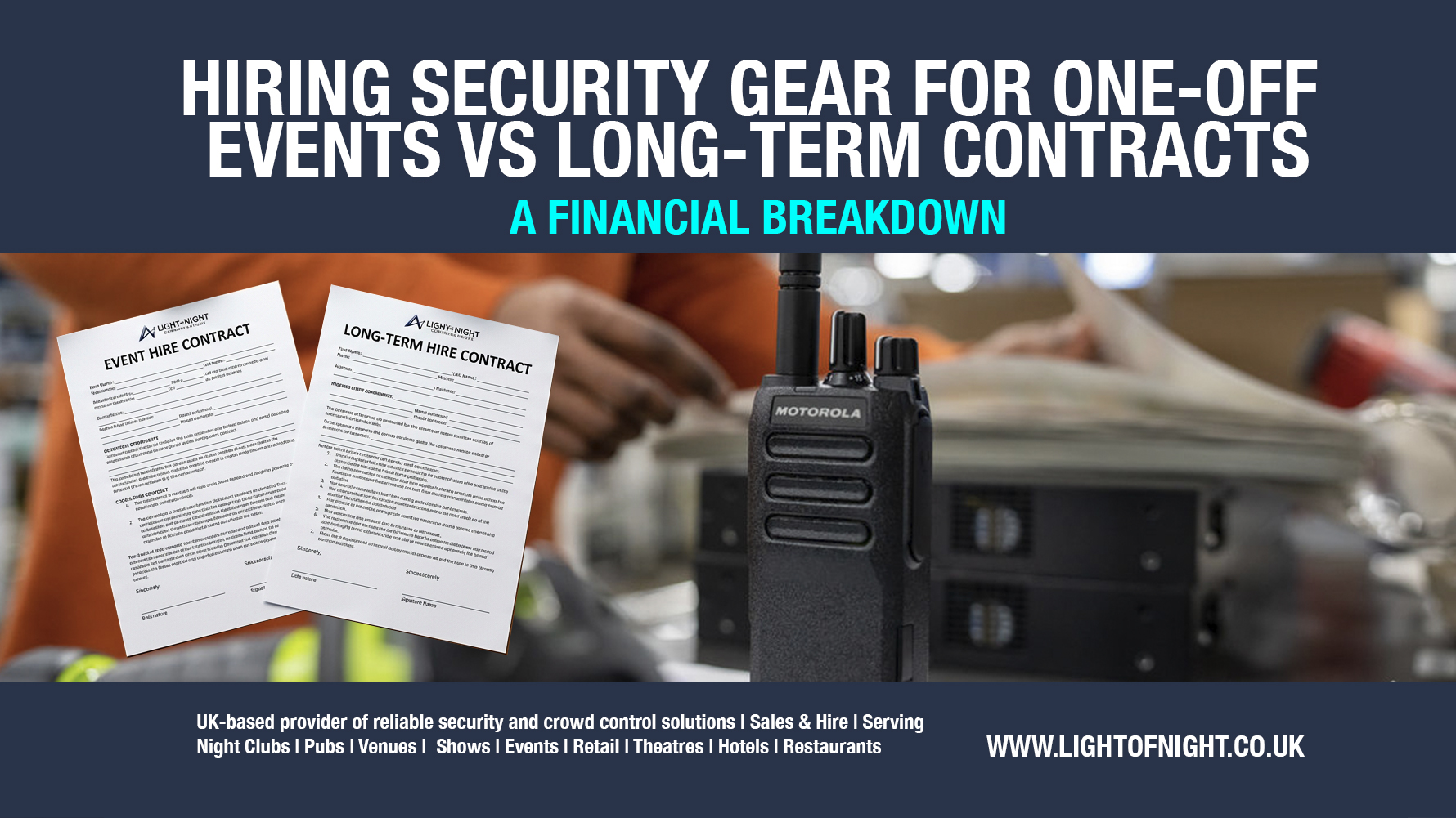 Hiring Security Gear for One-Off Events vs Long-Term Contracts: A Financial Breakdown
